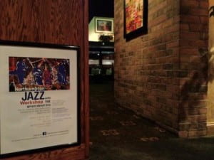 Entry sign to Jazz performance
