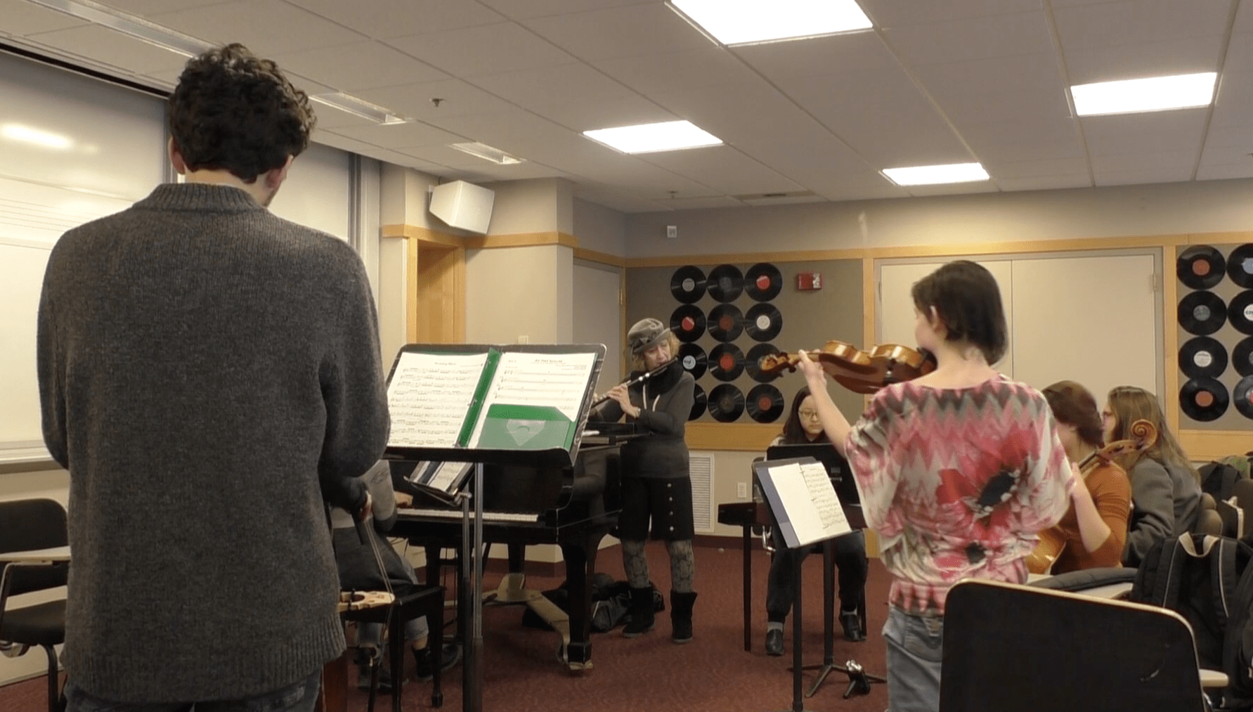 Mount Holyoke College Klezmer Band Rehearsal